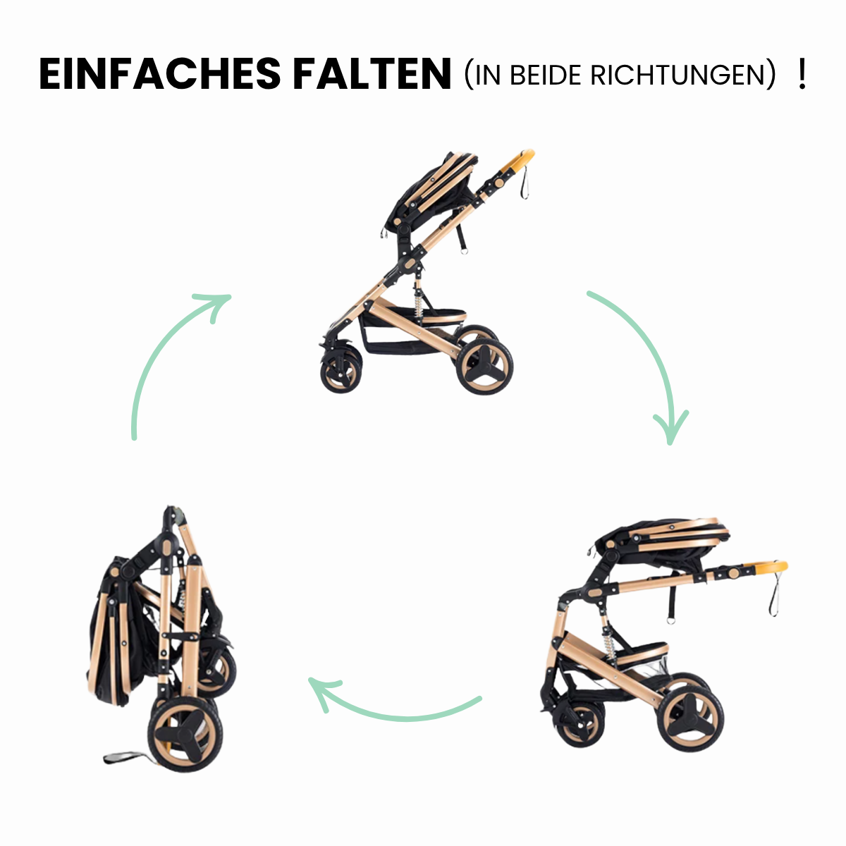 Beeboune One+ — 3-in-1 Kinderwagen - Beeboune