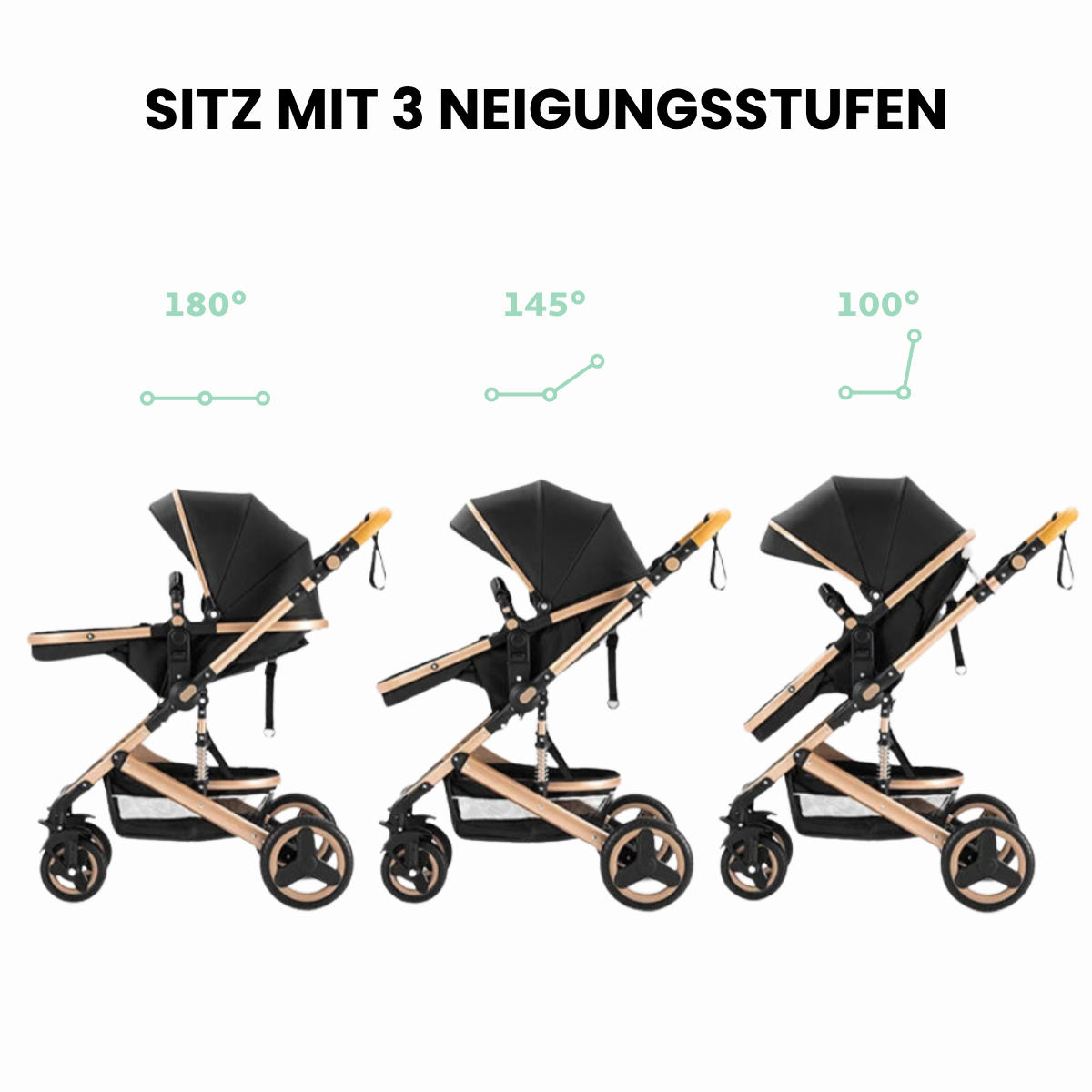 Beeboune One+ — 3-in-1 Kinderwagen - Beeboune