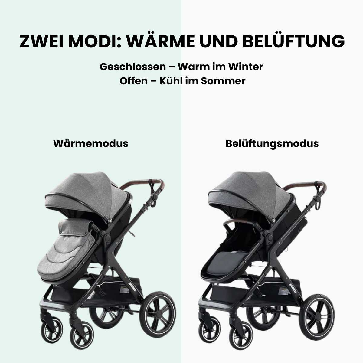Beeboune One+ — 3-in-1 Kinderwagen - Beeboune