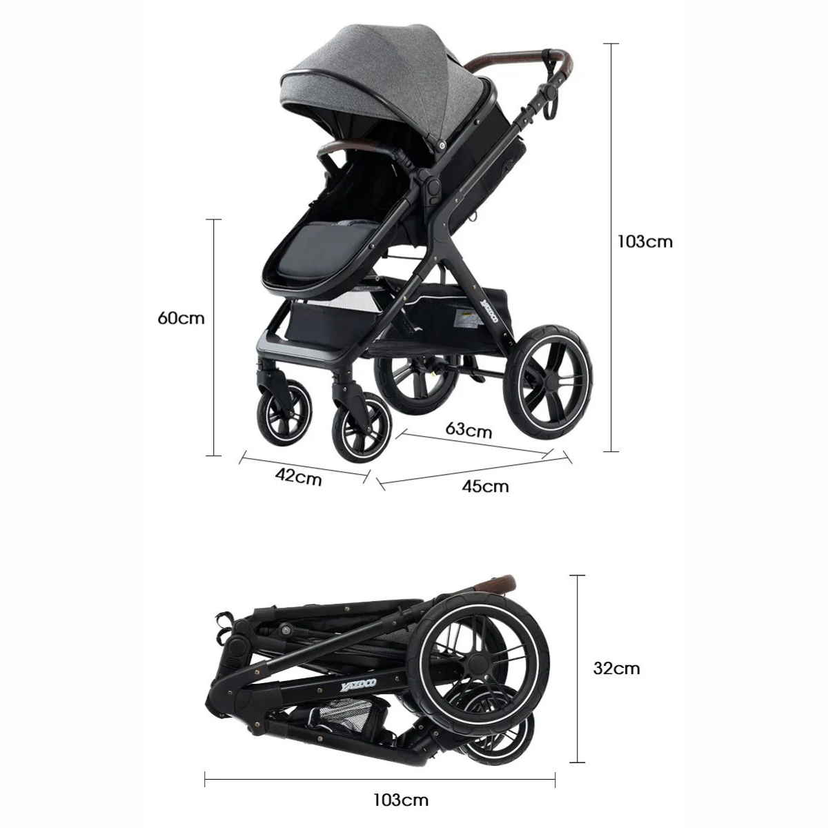 Beeboune One+ — 3-in-1 Kinderwagen - Beeboune