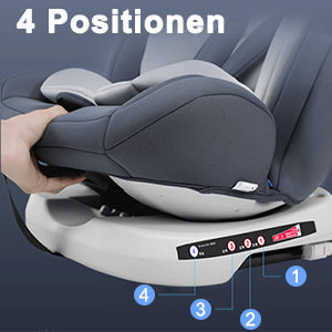 BeeSafe 360° – Drehbarer Kindersitz mit ISOFIX (9–30 kg) - Beeboune
