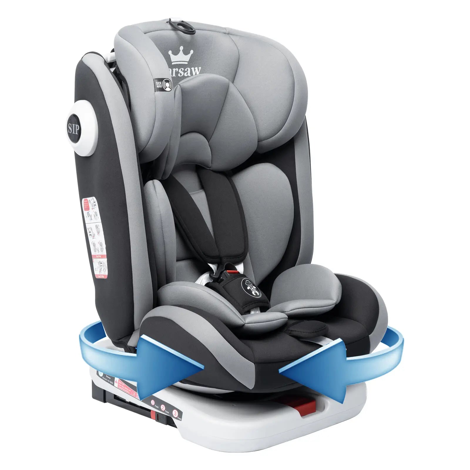 BeeSafe 360° – Drehbarer Kindersitz mit ISOFIX (9–30 kg) - Beeboune