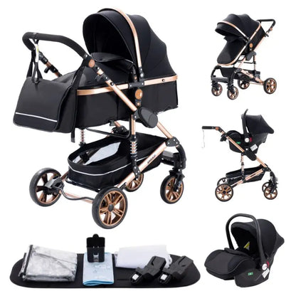 Beeboune One+ — 3-in-1 Kinderwagen - RoseGold