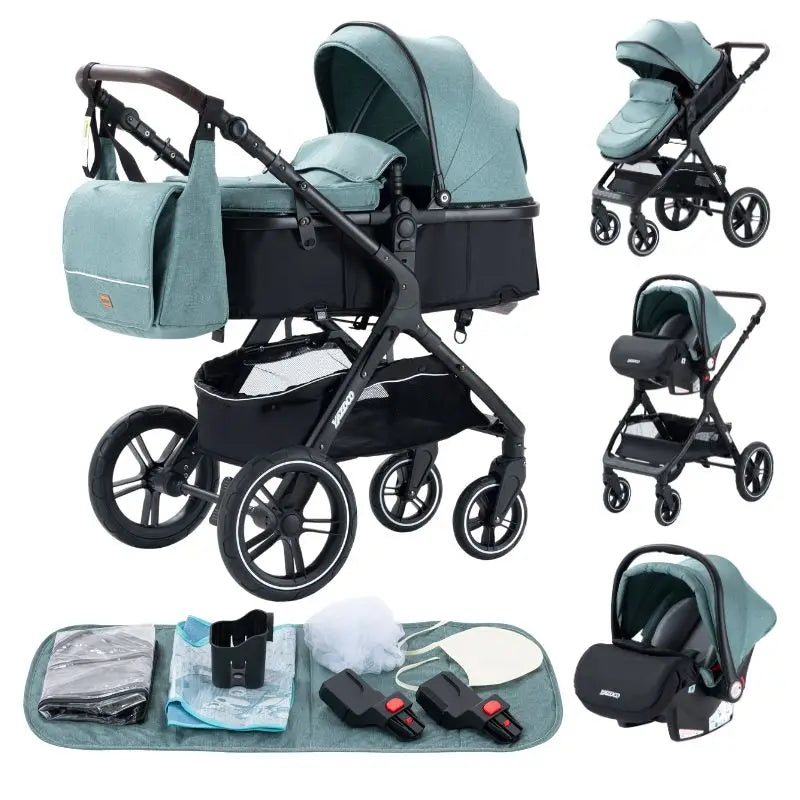 Beeboune One+ — 3-in-1 Kinderwagen - Blau