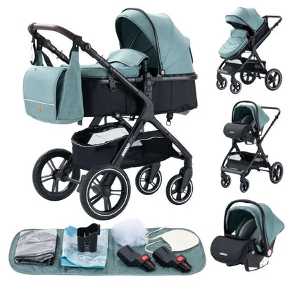 Beeboune One+ — 3-in-1 Kinderwagen - Blau