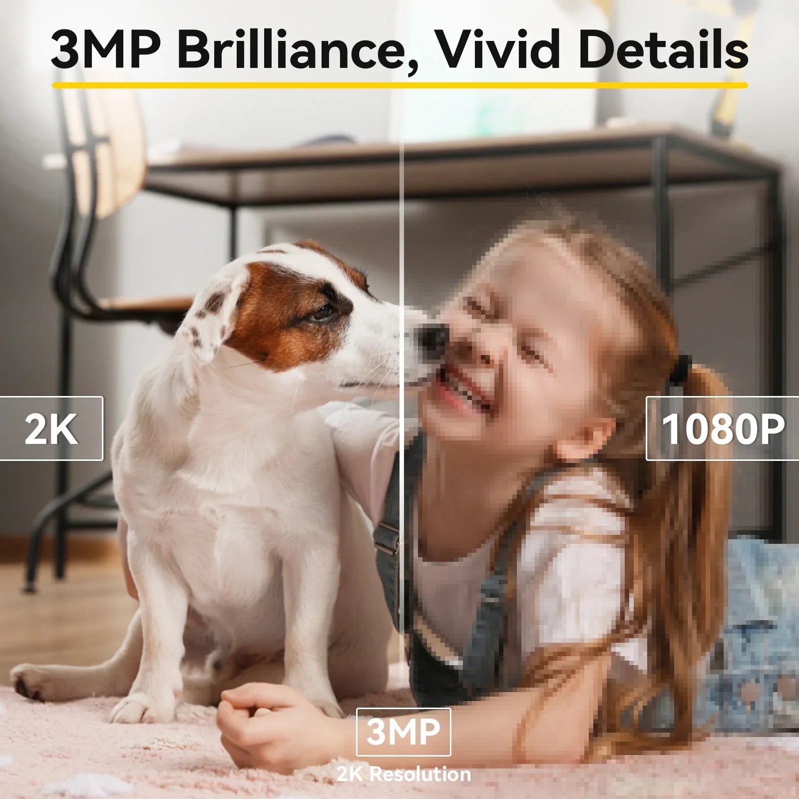 BoyKeep SmartCam 360 – Intelligente Heim- & Haustierkamera mit 3MP & Nachtsicht - Beeboune