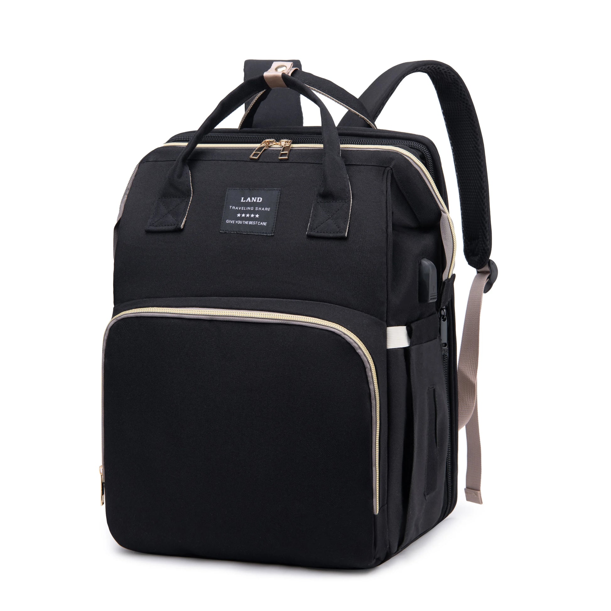 BeeNest – 2-in-1 Babybett & Wickelrucksack - Beeboune