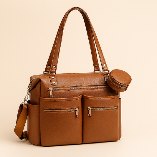 BeeTote – Stilvolle Mama-Tasche mit Rucksackfunktion - Beeboune