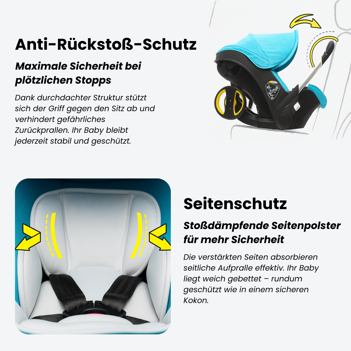 Beeboune One+ Flex — 4-in-1 Premium Stadtreisesystem - Beeboune
