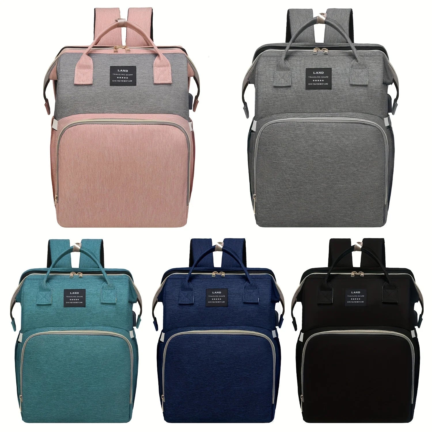 BeeNest – 2-in-1 Babybett & Wickelrucksack - Beeboune