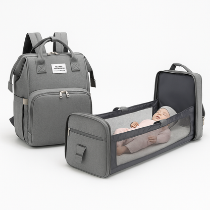 BeeNest – 2-in-1 Babybett & Wickelrucksack - Beeboune