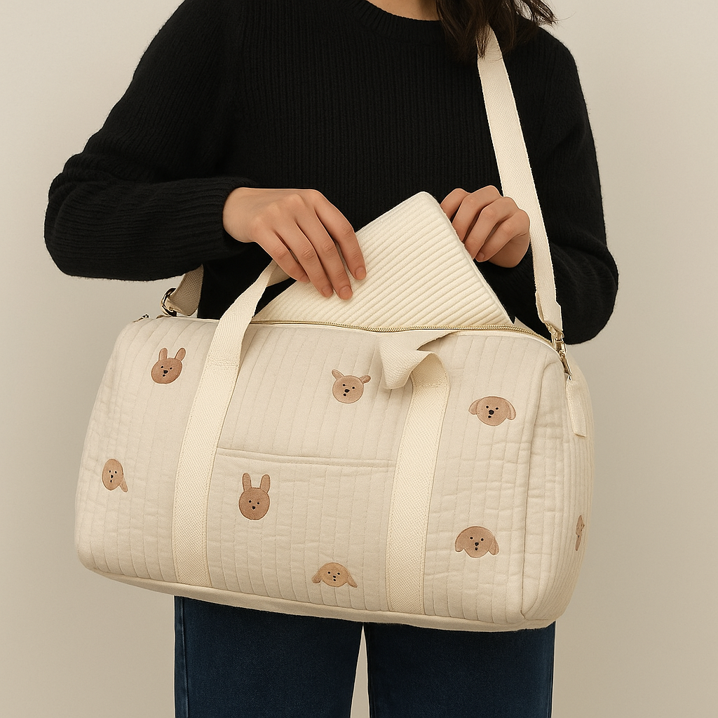 BeeTote KuschelBär – Niedliche Tragetasche für unterwegs - Beeboune