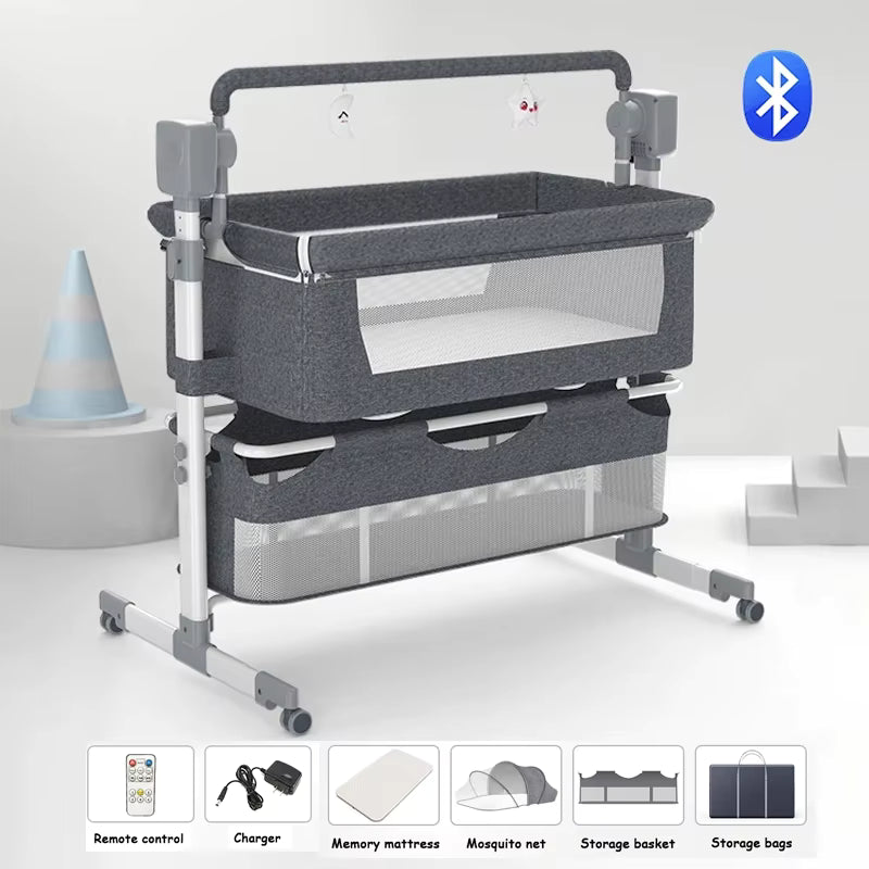 BeeDream – Elektrische Premium-Babywiege für einen beruhigten Schlaf - Beeboune