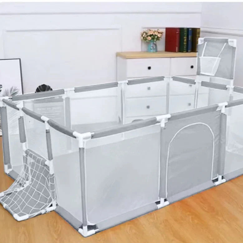 Baby-Laufstall XXL – Sicheres Spielparadies für Babys & Kleinkinder – Stabil, geräumig & einfach zu montieren - Beeboune