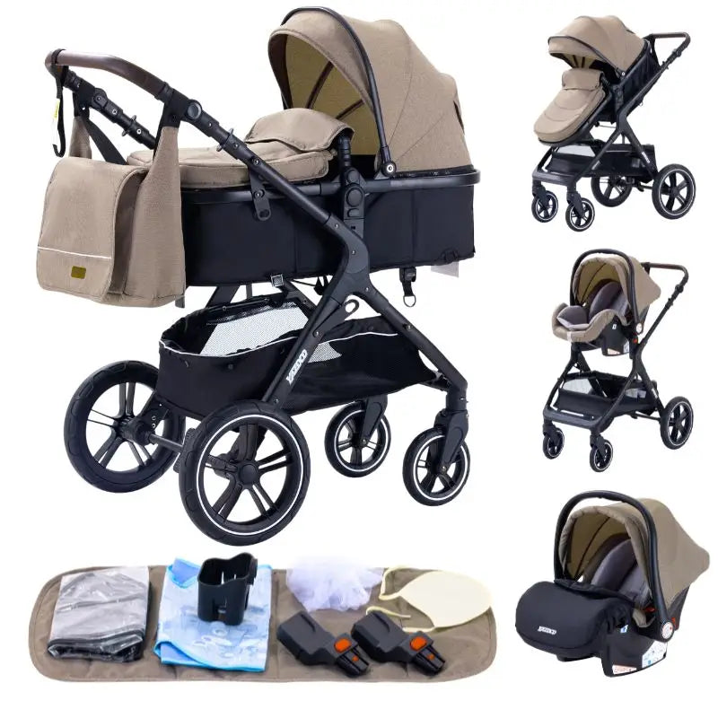 Beeboune One+ — 3-in-1 Kinderwagen - Beige