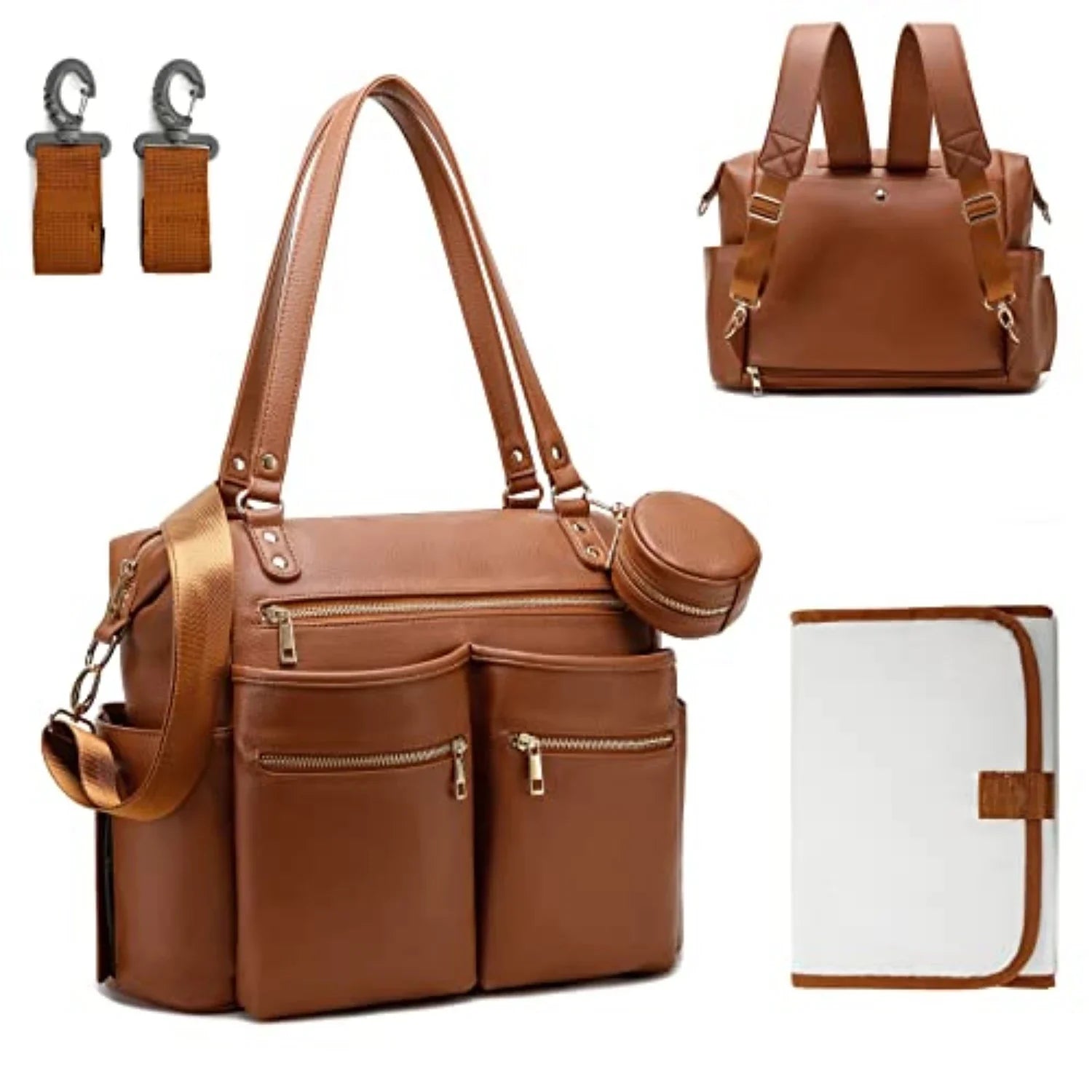BeeTote – Stilvolle Mama-Tasche mit Rucksackfunktion - Beeboune